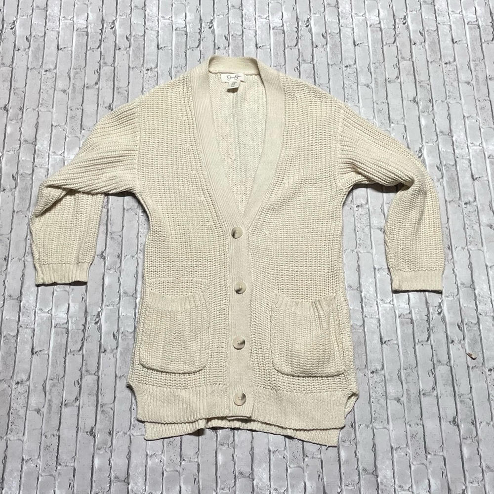 Jessica Simpson Cream Cardigan Sweater